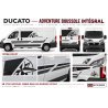 Fiat ducato Camper adventure kit -  GRIS - Kit Complet - voiture Sticker Autocollant Graphic Decals