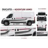 Kit Fiat Ducato Camper Aventure Gris Rouge - Complet | Fun Stickers