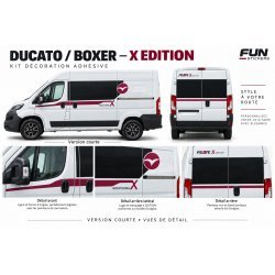 Autocollant Fiat Ducato Fourgon – Style Pilote X Edition
