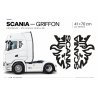Stickers Scania griffon – paire 41 × 70 cm
