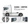 Scania griffin decals – 41 × 70 cm pair