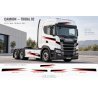 Kit stickers camion Tribal 02 – cabine et bas de caisse