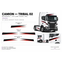 Truck Tribal 02 decal kit – cab and lower body