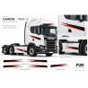 Kit stickers camion Tribal 02 – cabine et bas de caisse