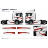 Kit stickers camion Tribal 03 – 4 décors latéraux