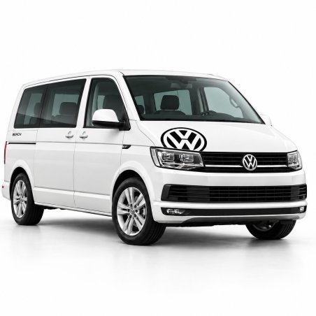 VW bonnet logo sticker – 50 cm diameter