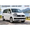 VW bonnet logo sticker – 50 cm diameter