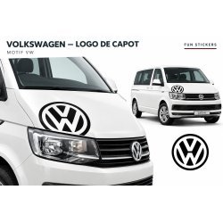 VW bonnet logo sticker – 50 cm diameter