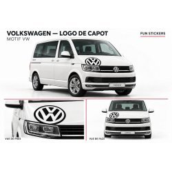 VW bonnet logo sticker – 50 cm diameter