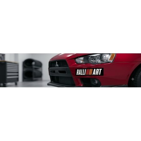 Stickers Ralliart 25 cm – lot de 2 autocollants