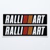 Ralliart 25 cm stickers – pair of decals