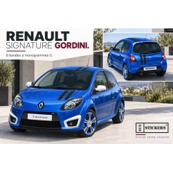 Renault Gordini G stripe kit – 6 decals
