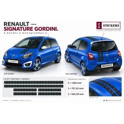 Kit bandes Renault Gordini G – 6 autocollants
