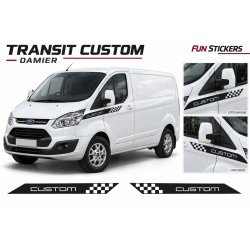 copy of Ford Transit ST Sport Van Side Bands / Capot - Tuning Sticker Sticker Graphic Decals