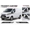 Bandes Damier Ailes Ford Transit Stickers Tuning | Fun Stickers