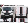 Bandes Ford Transit Custom Design Tricolore – Kit Complet
