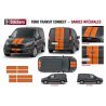 Kit Complet Bandes Latérales Ford Transit Connect | Fun Stickers