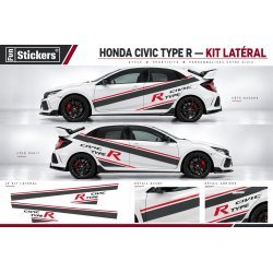 Kit Complet Autocollants Honda Civic Type R Décoratifs | Fun Stickers