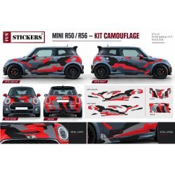 Kit Camouflage Mini Cooper R56 R50 Camo Sticker | Fun Stickers