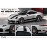 porsche doubles bandes intégrales - Kit Complet - voiture Sticker Autocollant Graphic Decals