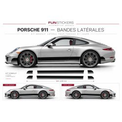 Kit Bandes Bas de Caisse Unicolor Porsche | Fun Stickers
