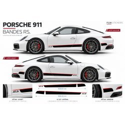 Kit Bandes RS Latérales Bas de Caisse Porsche | Fun Stickers
