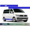 Autocollants Bas de Caisse Van – Design Kepler Noir – Compatibles vw volkswagen Transporter T5/T6