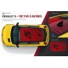 Kit Sticker Bandes Latérales et Toit Renault 5 E-Tech Design Premium | Fun Stickers