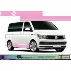 Autocollants Bas de Caisse Van – Design Kepler Noir – Compatibles vw volkswagen Transporter T5/T6