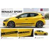 Kit Bandes Racing RS Noir Renault Sport Autocollant | Fun Stickers