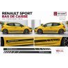 Kit Bandes Racing RS Noir Renault Sport Autocollant | Fun Stickers