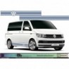 Autocollants Bas de Caisse Van – Design Kepler Noir – Compatibles vw volkswagen Transporter T5/T6
