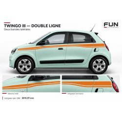 Kit Stickers Bandes Décoratives Renault Twingo 3 | Fun Stickers