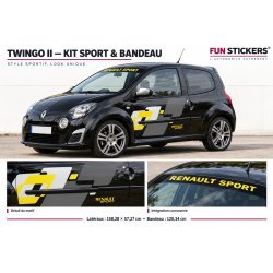 Kit Complet Sport Renault Twingo Autocollant Tuning | Fun Stickers