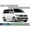 Autocollants Bas de Caisse Van – Design Kepler Noir – Compatibles vw volkswagen Transporter T5/T6