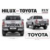 Kit Logo Benne Toyota Hilux Complet | Fun Stickers
