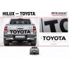 Kit Logo Benne Toyota Hilux Complet | Fun Stickers