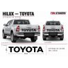 Kit Logo Benne Toyota Hilux Complet | Fun Stickers