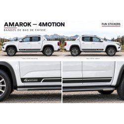Kit Bandes Bas de Caisse 4Motion VW Amarok | Fun Stickers