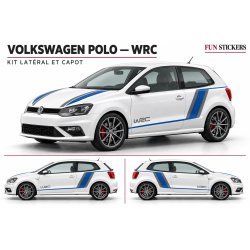 Kit Style WRC Bandes Latérales et Toit VW Polo | Fun Stickers