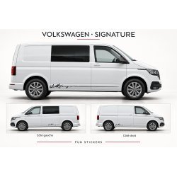 Bandes Latérales Signature VW Transporter Autocollant | Fun Stickers