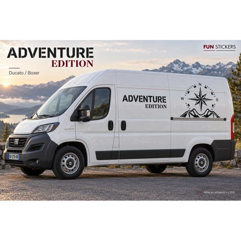 Kit stickers Ducato Boxer Adventure Edition