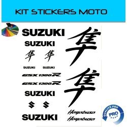 Kit stickers Suzuki Hayabusa – logos et lettrages
