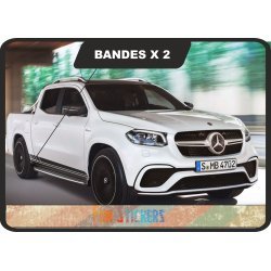 Mercedes X-Class door stripe decals