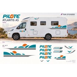 Pilote Atlantis A5 motorhome decal kit