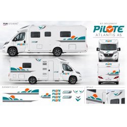 Pilote Atlantis A5 motorhome decal kit