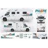 Pilote Atlantis A5 motorhome decal kit