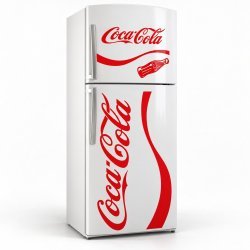 Coca-Cola refrigerator decorative decals