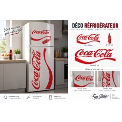 Coca-Cola refrigerator decorative decals