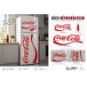 Coca-Cola refrigerator decorative decals